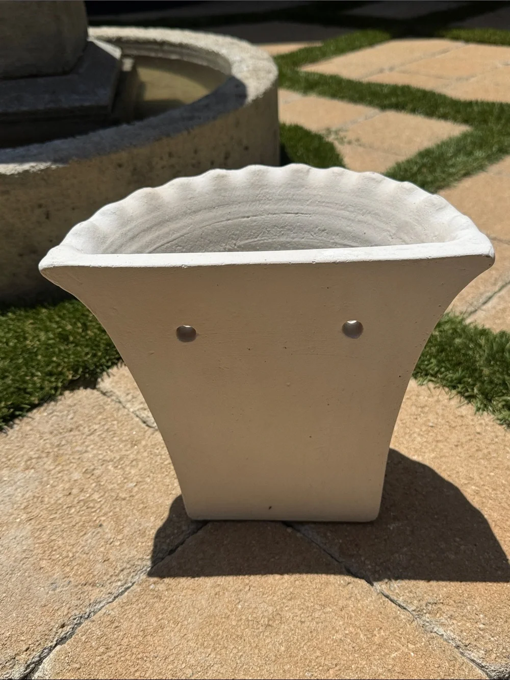 Pottery Barn Polermo Wall Mount Planter (Medium size) - New!